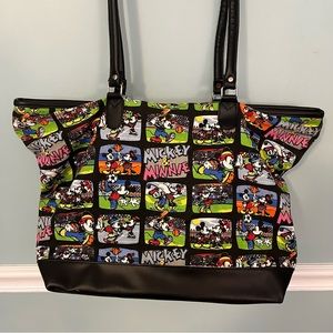 VTG Rare Mickey and Co Mickey and Minnie sports tote handbag purse